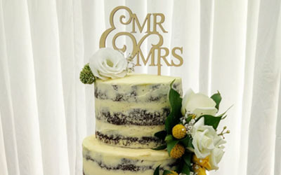 A SNAP SHOT OF MAKING A WEDDING CAKE