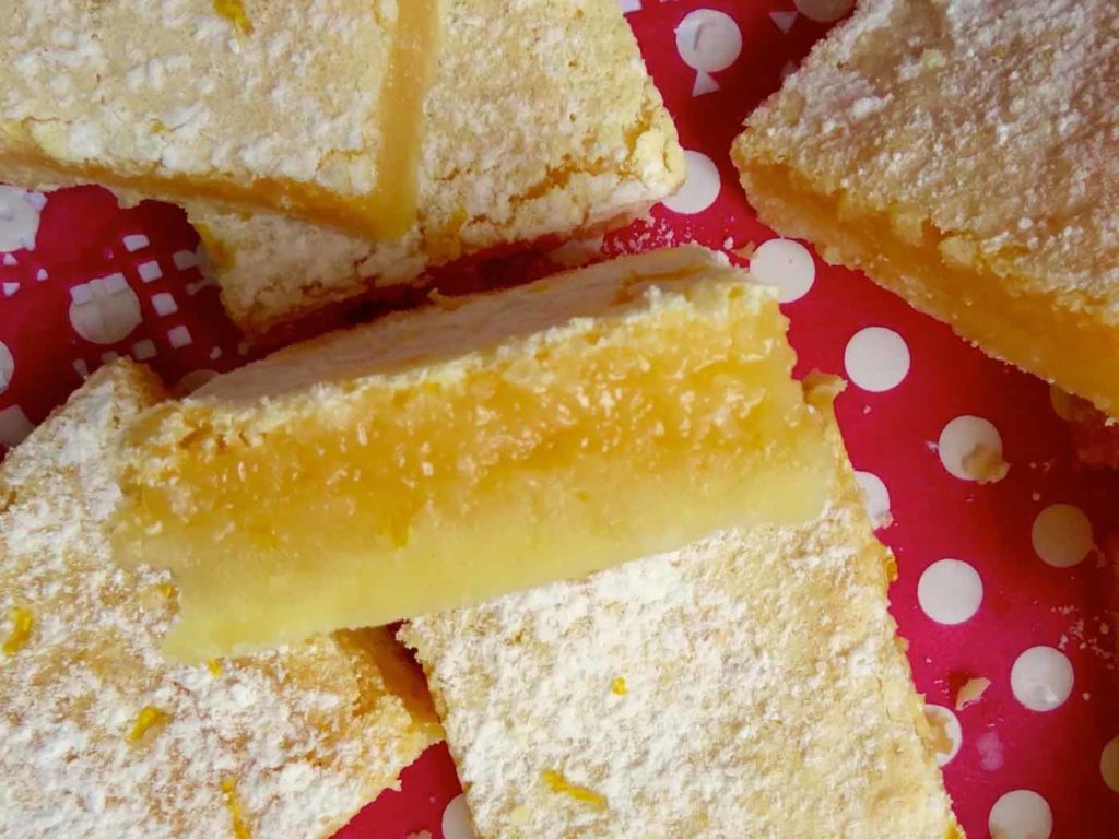 Sticky Lemon Bars - What Sarah Bakes