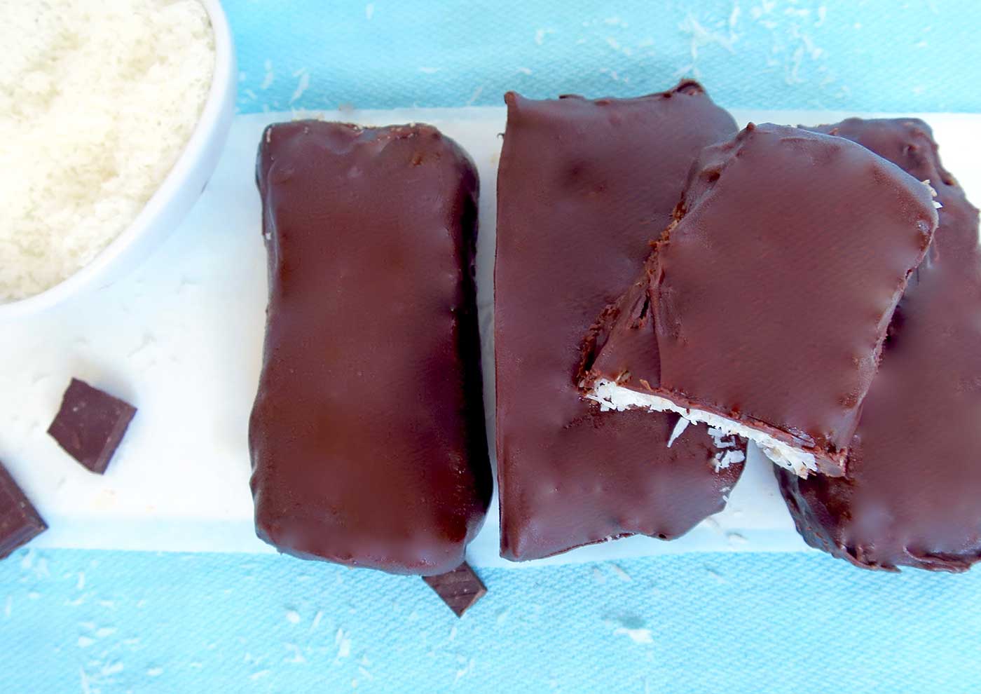 Healthy Homemade Bounty Bars - What Sarah Bakes