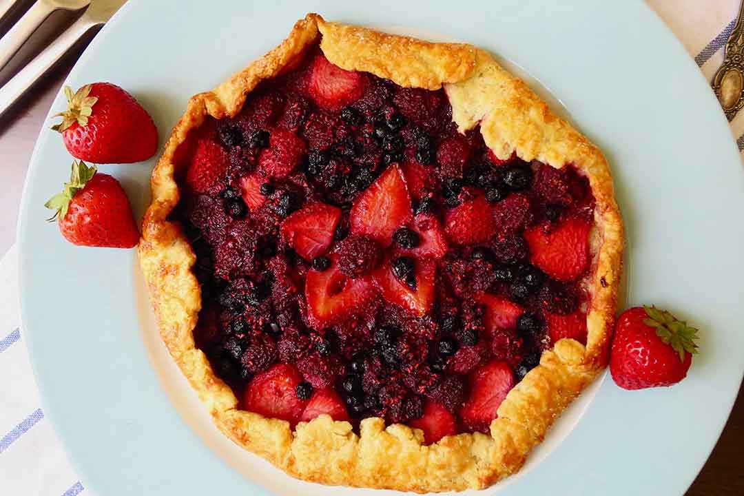 FRESH BERRY GALETTE - What Sarah Bakes
