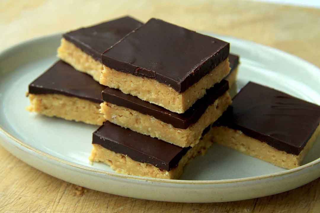 CHOCOLATE PEANUT BUTTER SLICE What Sarah Bakes