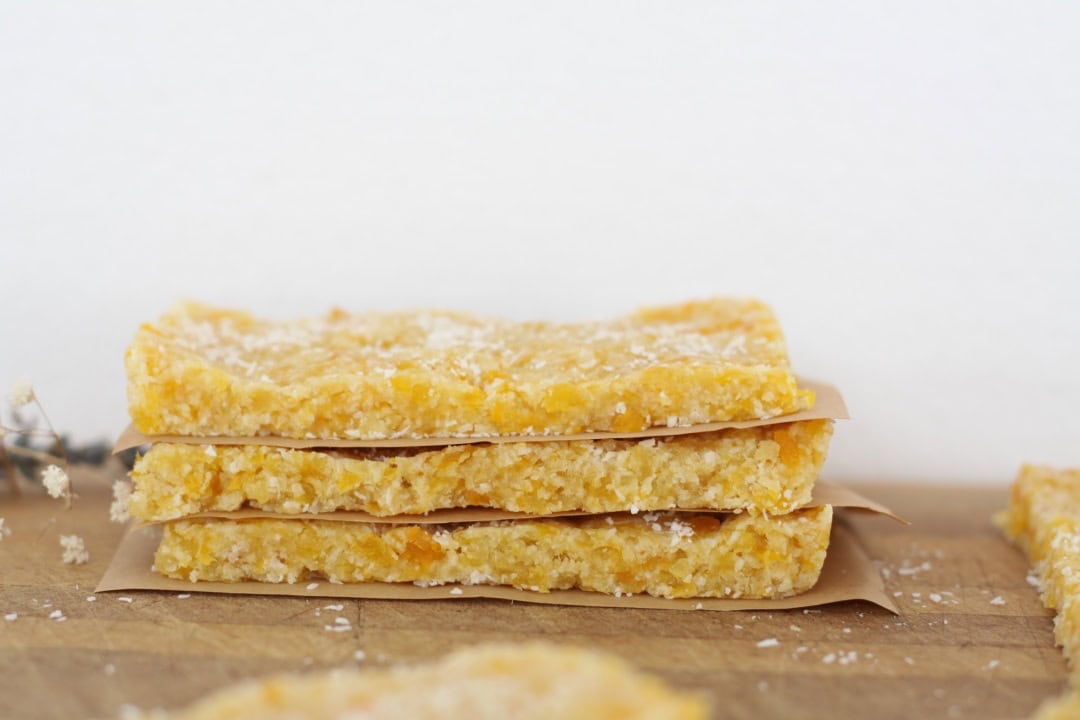 Stacked pieces of slice